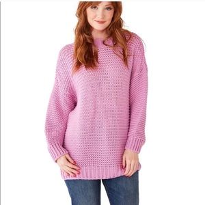 ban.do Lilac Glamorous Oversized Sweater